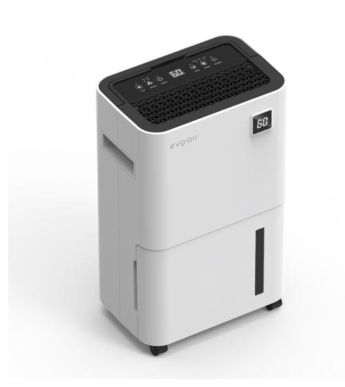 Dezumidificator Evoair, OptiDry 20, 20l/24h, Senzor de Umiditate, Functie Memorie, Uscare Rufe, Rezervor 2l, Display digital (Alb)
