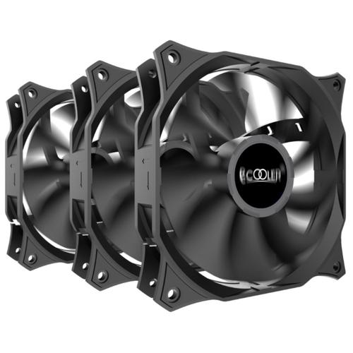 Ventilator PCCooler DN120 3 in 1, 1200rpm, 3 x 120mm (Negru)