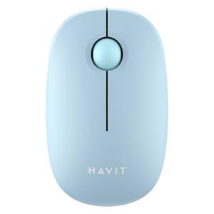 Mouse HAVIT MS57GT, 1600 dpi, 3 butoane, Wireless 2.4 GHz (Albastru)