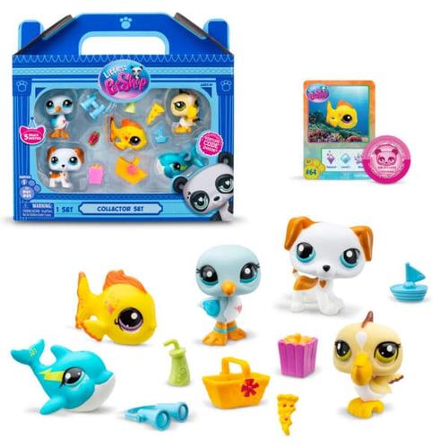 Set 5 figurine Littlest Pets Shop - Beach Besties