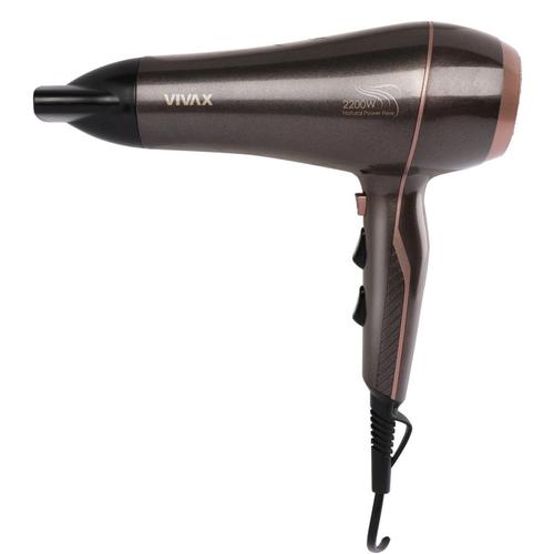 Uscator de par Vivax HD-2201CD, Putere 2200W, 2 viteze, Difuzor volum (Maro/Roz)