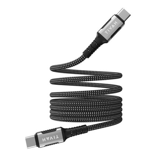 Cablu de date  magnetic HAVIT CB6297, USB-C, 1m, 60W, Negru Cablu de date  magnetic HAVIT CB6297, USB-C, 1m, 60W, Negru