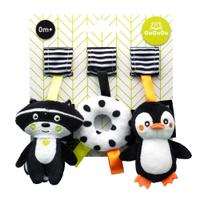 Set 3 jucarii GaGaGu - Raton, pinguin si gogoasa