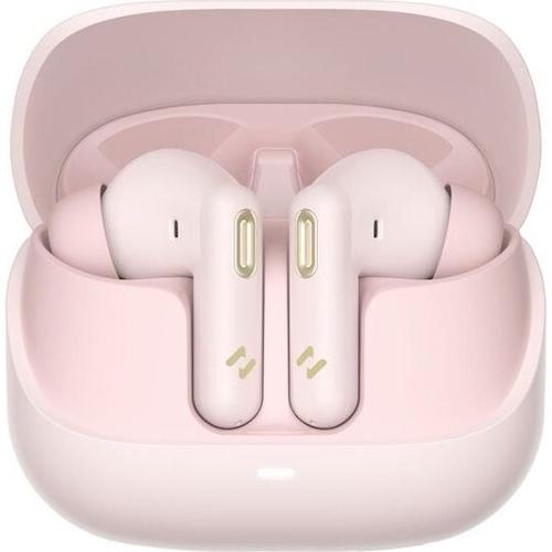 Casti TWS HAVIT TW906 Pro, Bluetooth 5.3, ANC + ENC, In-Ear, IPX4, Roz Casti TWS HAVIT TW906 Pro, Bluetooth 5.3, ANC + ENC, In-Ear, IPX4, Roz