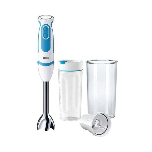 Mixer vertical Braun MQ 5251, 21 viteze, 1000 W, Cana 0.6 l (Alb/Albastru)
