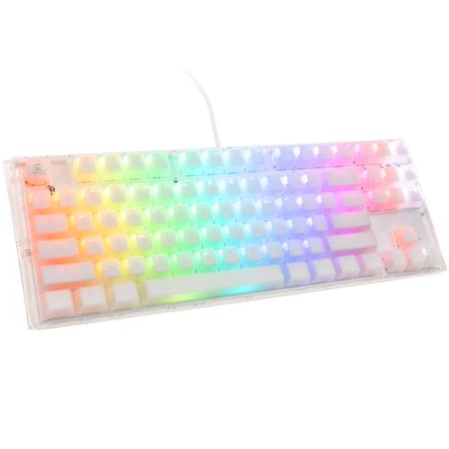Tastatura Gaming Ducky One 3 Aura TKL, iluminare RGB, Wired, USB (Alb)