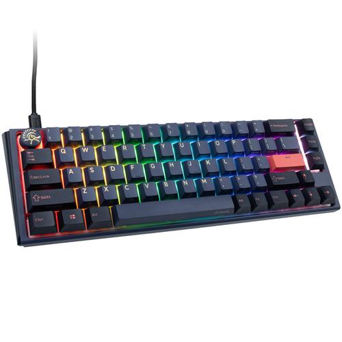 Tastatura Gaming Ducky One 3 Cosmic Blue SF, iluminare RGB, Wired, USB (Albastru)