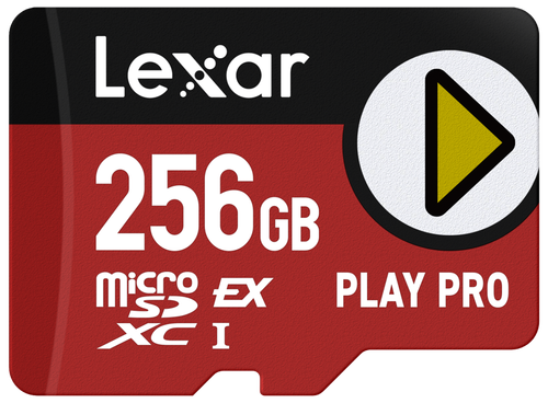 Card de memorie Lexar Play Pro Express 7.1 LMSXPS0256G-BNNNG, 256GB, microSDXC, USH-I U3, V30, Clasa 10