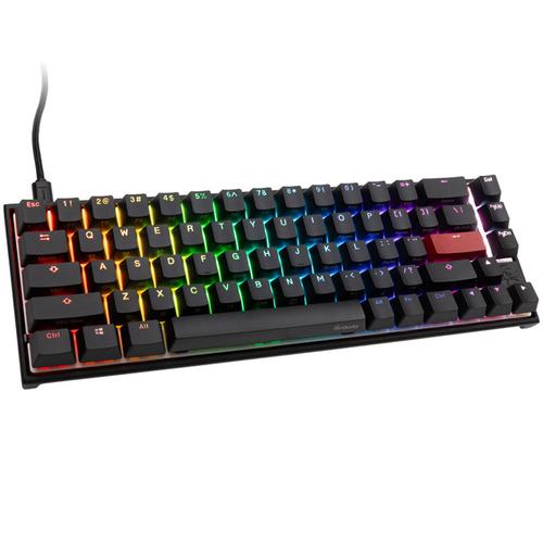 Tastatura Gaming Ducky Mecha Pro SF, Wired, USB, iluminare RGB, Cherry MX Brown switches (Negru)