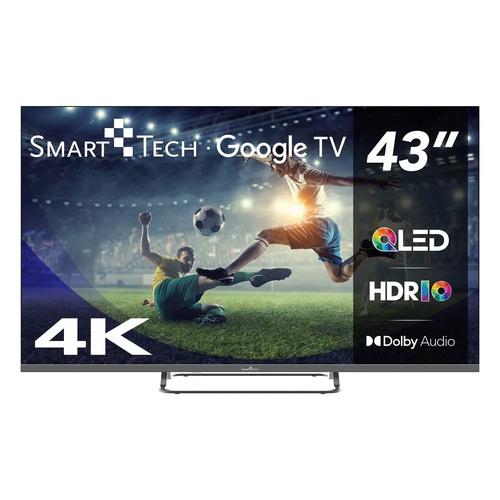 Televizor QLED SmartTech 109 cm (43inch) 43QG02V, Ultra Hd 4K, Smart TV, WiFi, CI+