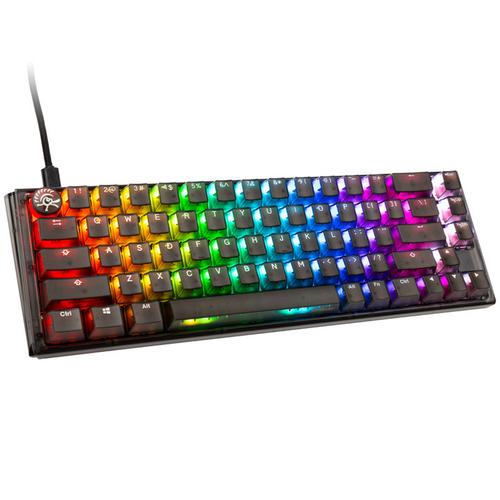 Tastatura Gaming Ducky One 3 Aura Black SF, iluminare RGB, Wired, USB, Cherry MX Silent Red (Negru)