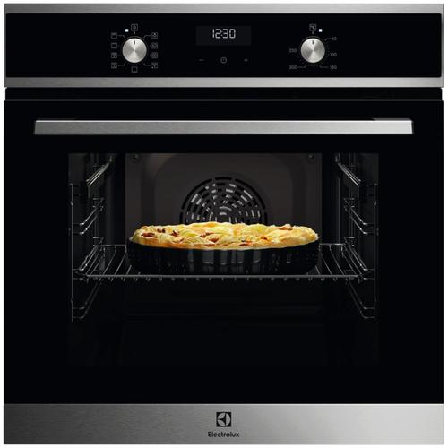 Cuptor incorporabil Electrolux EOD5F70BX, 65 l, Autocuratare catalitica, Timer electronic, SteamBake, Grill, Clasa A (Inox antiamprenta)