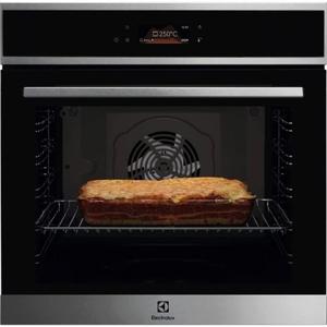 Cuptor incorporabil Electrolux LOE8F38X, Electric, Autocuratare catalitica, Control touch, 99 de programe predefinite, Inchidere amortizata a usii, volum net 72 L, Clasa A+ (Negru/Inox)