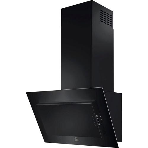Hota incorporabila decorativa Electrolux FLEX 600 LFV326K, Putere de absorbtie 600 mc/h, Filtru de carbon inclus, 1 motor, 60 cm (Negru)