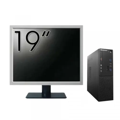 Calculator Sistem PC Refurbished Pachet Calculator refurbished LENOVO S510 SFF, Intel Core i5-6500t 3.20GHz, 8GB DDR4, 128GB SDD + Monitor 19"