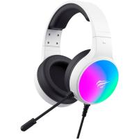 Casti Gaming Havit H2043U, Wired, iluminare RGB (Alb/Negru)