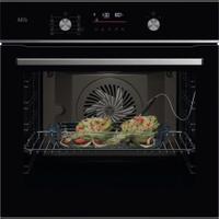 Cuptor incorporabil AEG OS6CB531AB, Electric, Autocuratare catalitica, Conectivitate WI-FI, Inchidere amortizata a usii, Grill, Ghidaj telescopic pe 1 nivel, volum net 71 L, Clasa A+, Sticla (Negru)