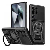 Husa pentru Xiaomi Poco C75 / Redmi 14C, Techsuit, RuggedCam, Neagra
