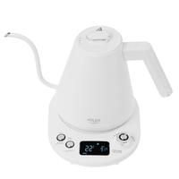 Cana electrica Adler AD1349, 1100W, 1L, 40-100 C, Mentinere caldura, Afisaj LED (Alb)