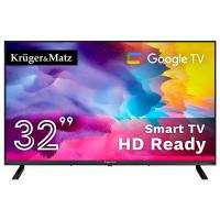 Televizor LED Kruger&Matz 80 cm (32") KM0232HD-G, HD Ready, Smart TV, WiFi, CI+