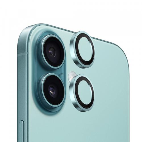 Folie de protectie Camera Spate Blueo Metal Frame pentru Apple iPhone 15 Plus / 15, Sticla Securizata