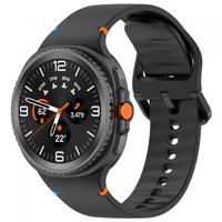 Curea Techsuit W079 pentru Samsung Galaxy Watch 8 Classic / Watch8 44mm / Watch 8 40mm, Negru