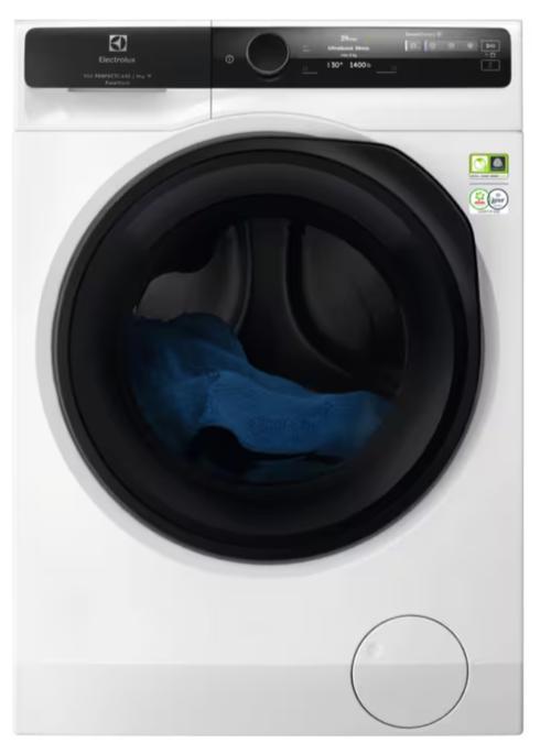 Masina de spalat rufe Electrolux PerfectCare 900 EW9F7607WCE 11 kg 1600 rpm Clasa A (A-20%) Wi-Fi Motor Inverter cu magnet permanent Display TFT Sistem ColourCare UltraCare SteamCare SensiCare si SmartSelect (Alb)