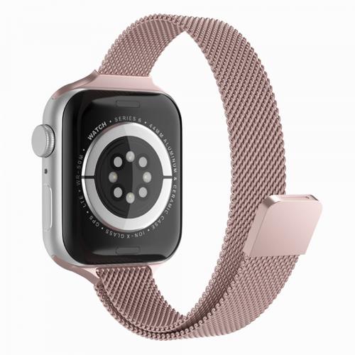 Curea Techsuit W034 pentru Apple Watch 42mm / 41mm / 40mm / 38mm Series, Roz