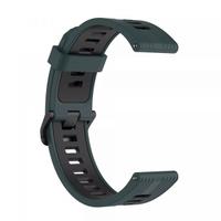Curea Techsuit W002 pentru Huawei Watch / Xiaomi Watch Series, 22mm, Verde
