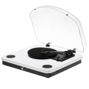 Pick-up Adler AD1914w, 3 viteze, 7, 10, 12 inch, RCA, Difuzoare stereo 2x0.8 W, Bluetooth 5.4, Salvare pe stick (Alb)