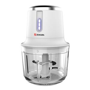 Tocator fara fir Zokura Z1506, 1L, 200 W, 2 viteze, Pana la 9 cicluri/incarcare (Alb)