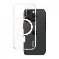 Husa MagSafe pentru Apple iPhone 16 Pro, PanzerGlass, Care Urban Combat, Transparenta Alba