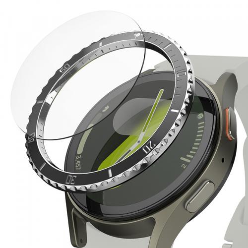 Rama Protectie Ringke Premium Styling pentru Samsung Galaxy Watch7 40mm, Model 4, Negru