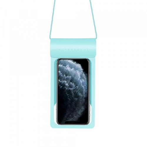 Husa Universala Waterproof pentru Telefon max. 6.8inch, Techsuit, TWC1, Turcoaz