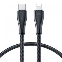 Cablu Date si Incarcare USB-C - Lightning Joyroom S-A11, 20W, 0.25m, Negru