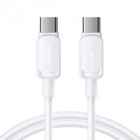 Cablu Date si Incarcare USB-C - USB-C Joyroom S-A14, 60W, 1.2m, Alb