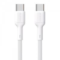 Cablu Date si Incarcare USB-C - USB-C Dudao L9C, 65W, 1m, Alb