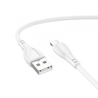 Cablu Date si Incarcare USB-A - Lightning Borofone BX121 Energy, 18W, 1m, Alb