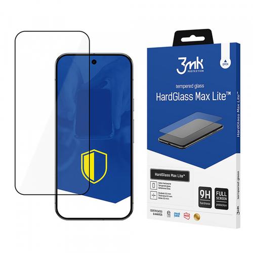 Folie de protectie Ecran 3MK HardGlass Max Lite pentru Google Pixel 9 Pro XL, Sticla Securizata, Full Glue