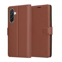 Husa pentru Samsung Galaxy A36 A366, Techsuit, Leather Folio, Maro