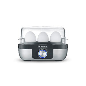 Fierbator de oua Severin EK 3163, 270 W, 3 oua (Negru/Argintiu)