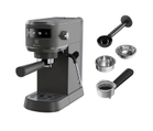 Espressor manual Electrolux Explore 6 E6EC1-B6ST, 1400W, 15 bar, 1l, suport incalzit pentru cesti, tehnologie Thermo-Block pentru incalzire rapida, Auto-Shot Volume Control, optiune apa fierbinte, notificare decalcifiere (Negru)