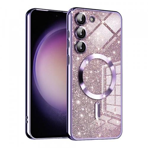 Husa MagSafe pentru Samsung Galaxy S23+ S916, Techsuit, Luxury Glitter
