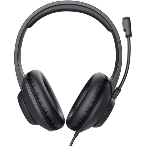 Casti Trust Ayda Max, ENC, Wired, USB (Negru)