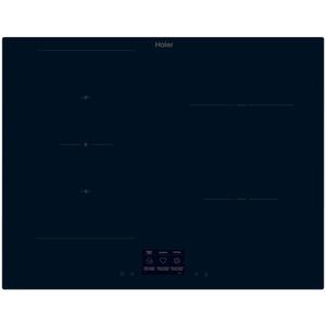 Plita incorporabila Haier ID Series 4 HAIFB64TFTCS, Inductie, 4 zone, conectivitate WiFi/ hOn app, Cook with me, VaryCook, slider Touch Control, Display TFT tactil (4.3 inch), Flexy Zone, 65 cm (Negru)