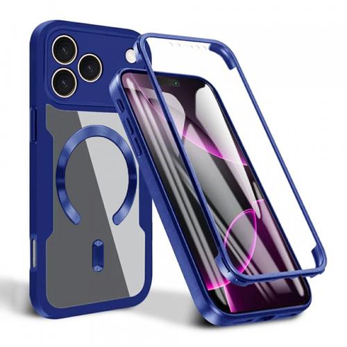 Husa Techsuit ColorVerse 360 MagSafe pentru Apple iPhone 17 Pro Max, Albastru