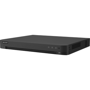 DVR AcuSense Hikvision IDS-7216HUHI-M2/XT, 8MP/5MP, 16 canale, 4K, H.265 Pro, audio prin coaxial, protectie perimetrala