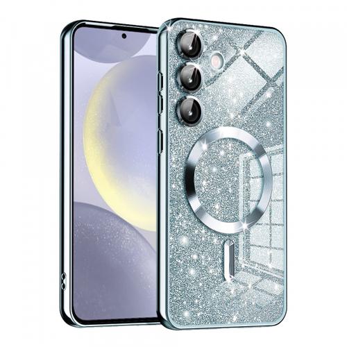 Husa MagSafe pentru Samsung Galaxy S24 S921, Techsuit, Luxury Glitter