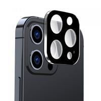 Folie de protectie Camera Spate Techsuit pentru Apple iPhone 15 Pro Max / 15 Pro, Sticla Securizata, Neagra
