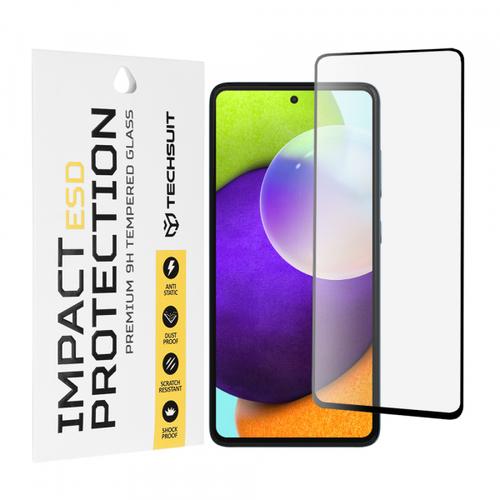 Folie de protectie Ecran Techsuit pentru Samsung Galaxy A52s 5G A528 / A52 5G A526 / A52 A525, Sticla Securizata, Full Glue